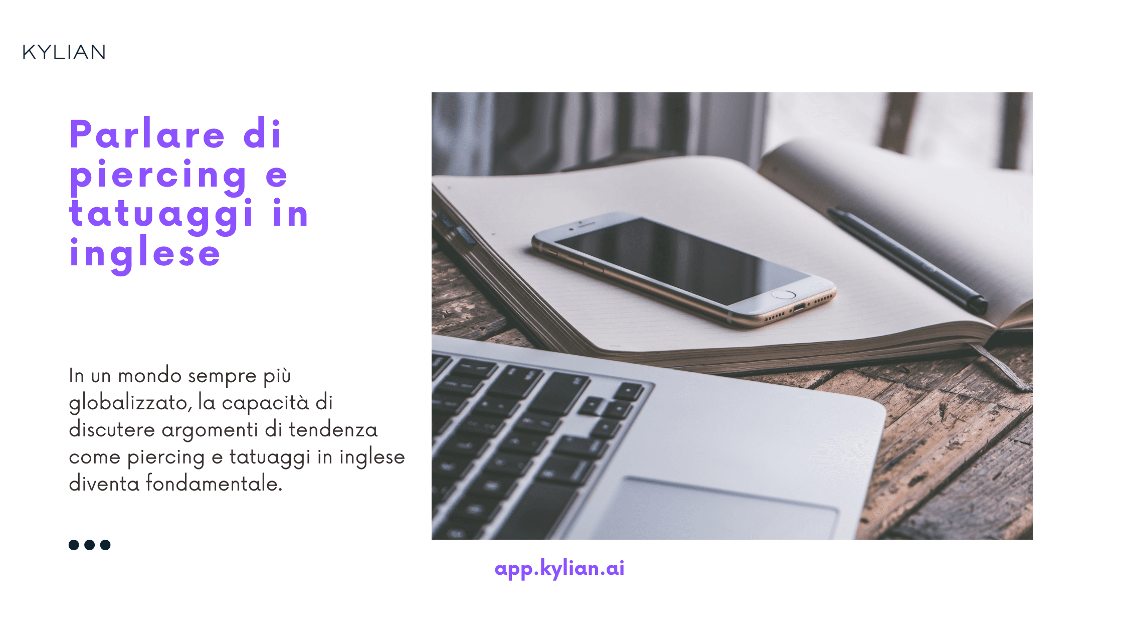 Parlare di piercing e tatuaggi in inglese