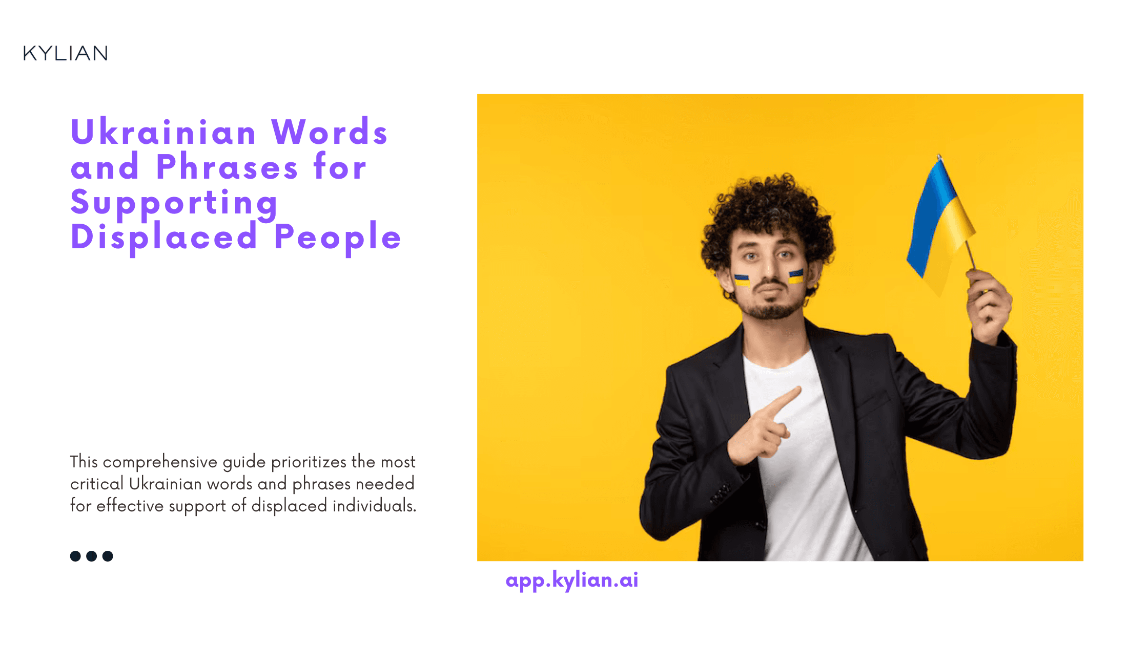 Ukrainian Words and Phrases for Supporting Displaced People