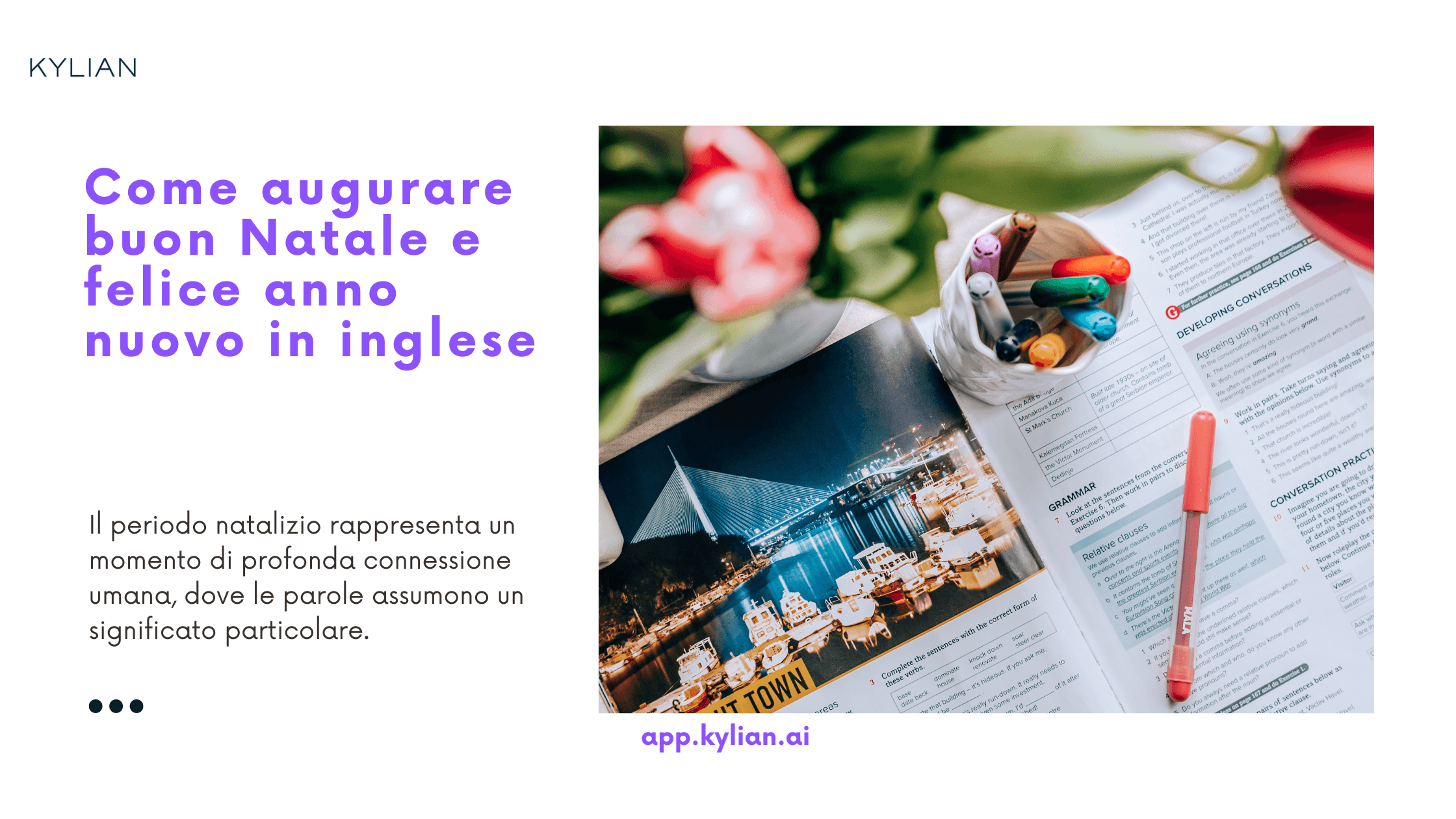 Come augurare buon Natale e felice anno nuovo in inglese