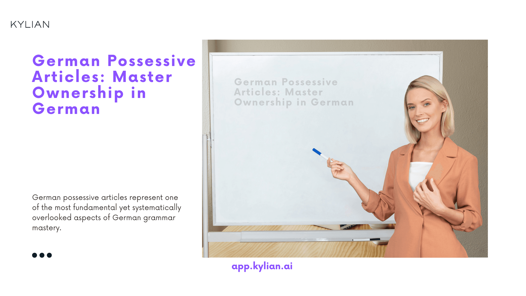 German Possessive Articles: Master Ownership in German