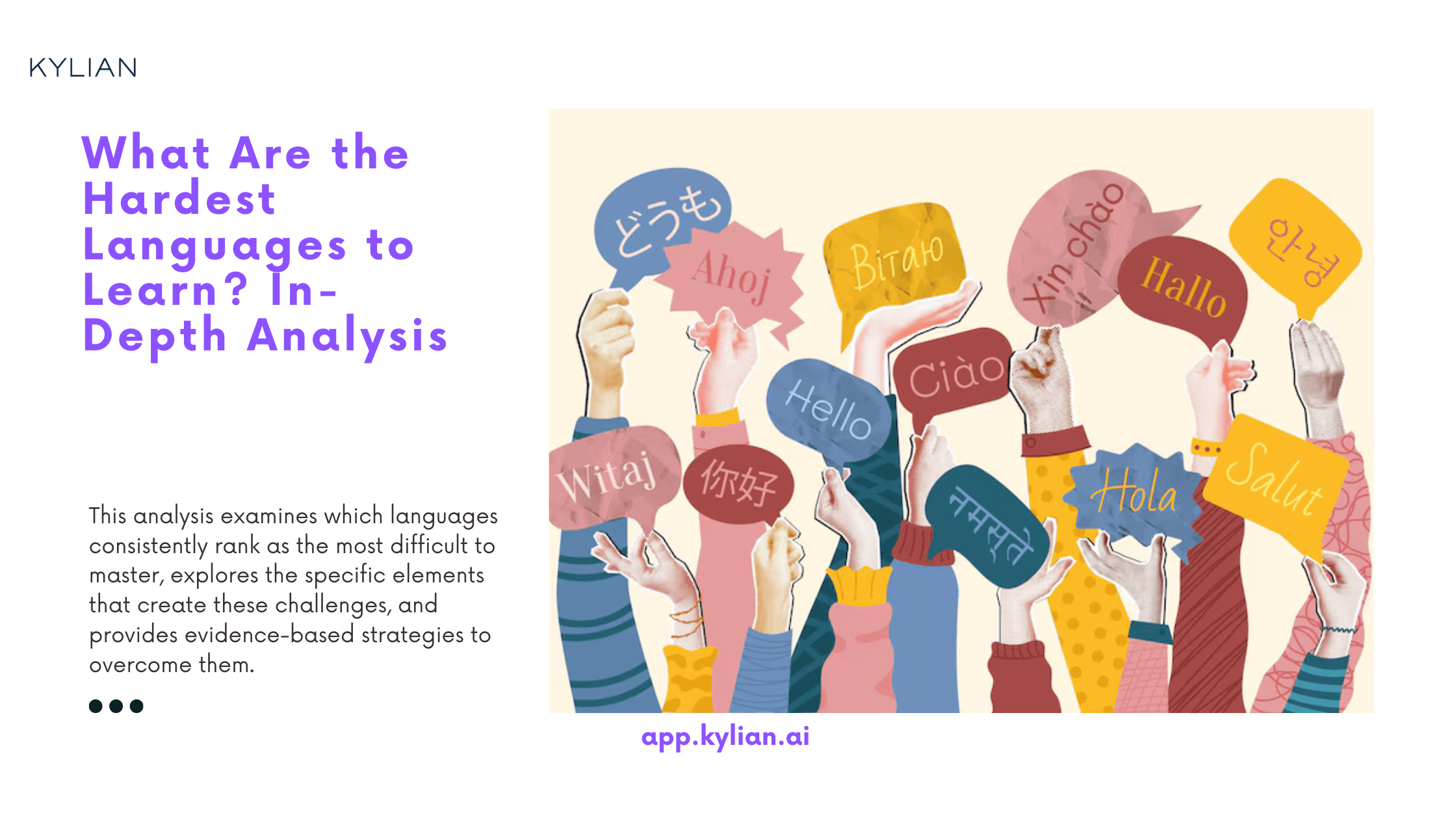 What Are the Hardest Languages to Learn? In-Depth Analysis