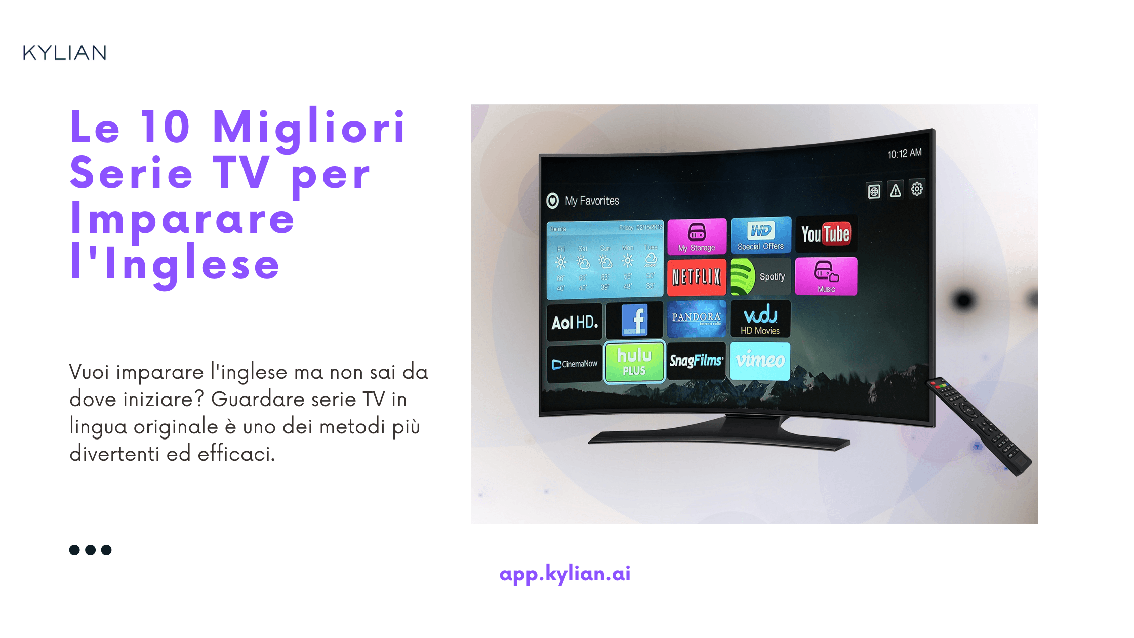 Le 10 Migliori Serie TV per Imparare l'Inglese