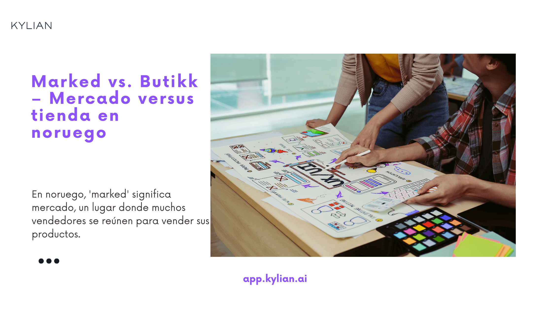 Marked vs. Butikk – Mercado versus tienda en noruego