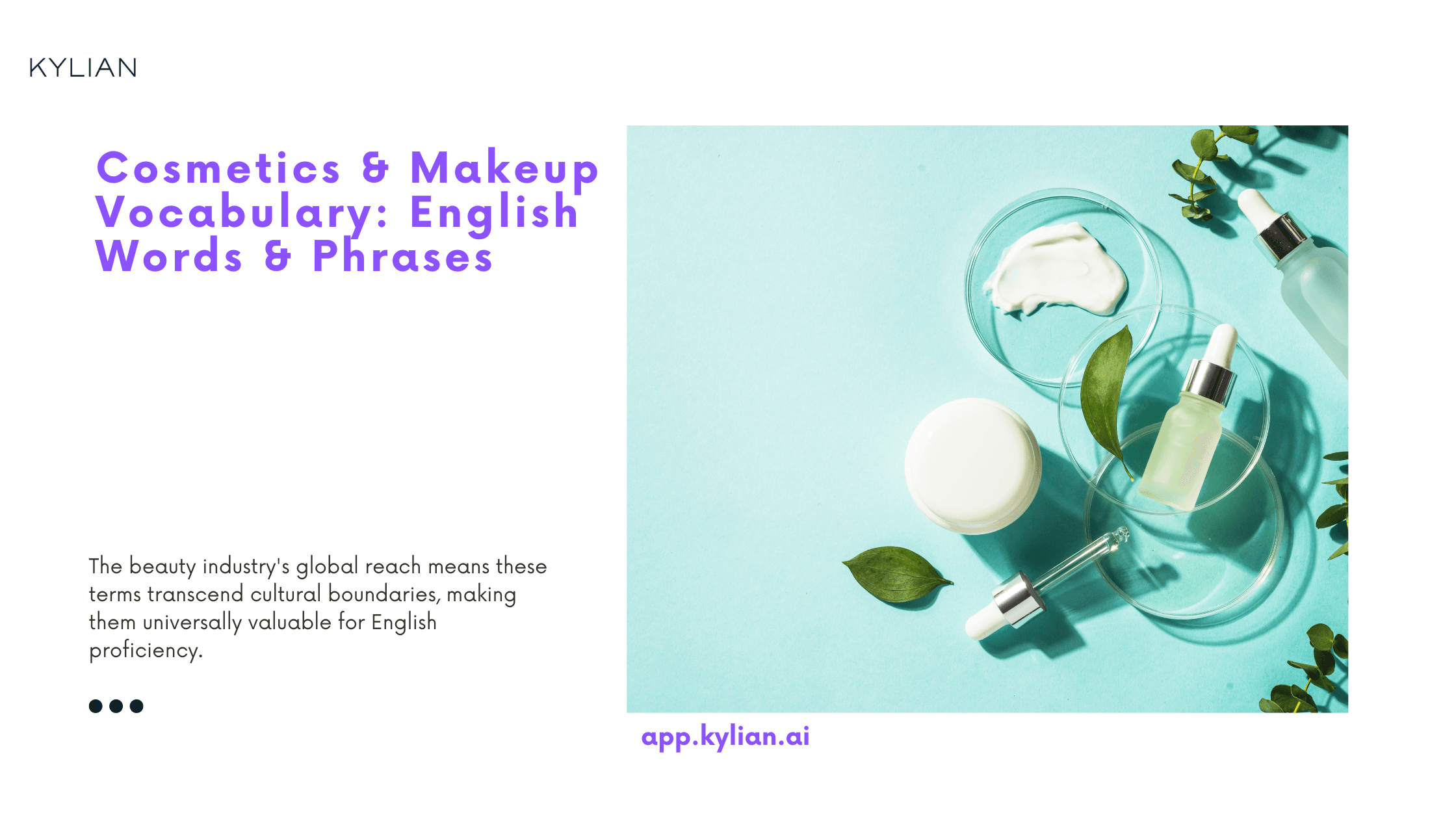 Cosmetics & Makeup Vocabulary: English Words & Phrases