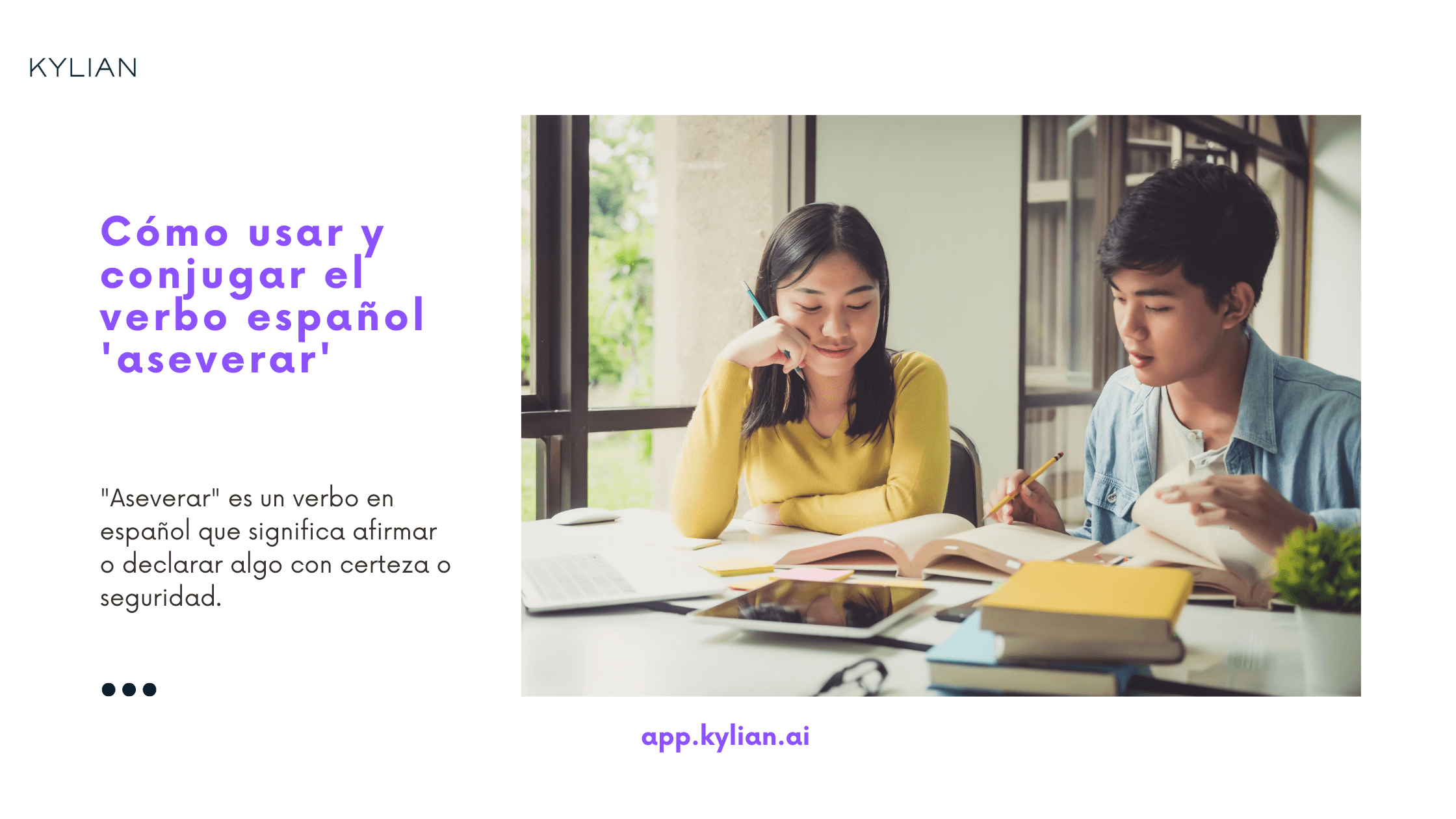Cómo usar y conjugar el verbo español 'aseverar'