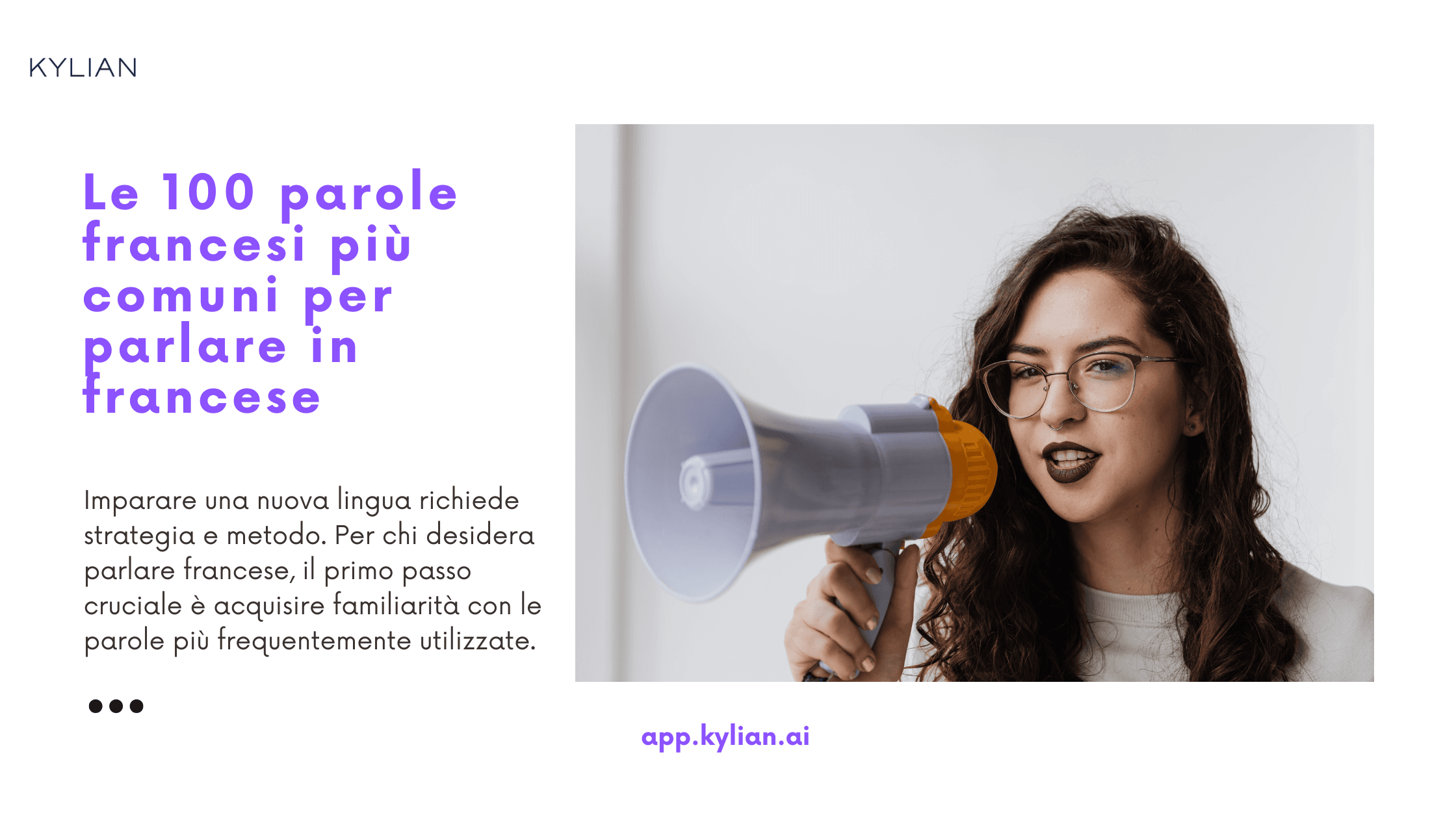 Le 100 parole francesi più comuni per parlare in francese