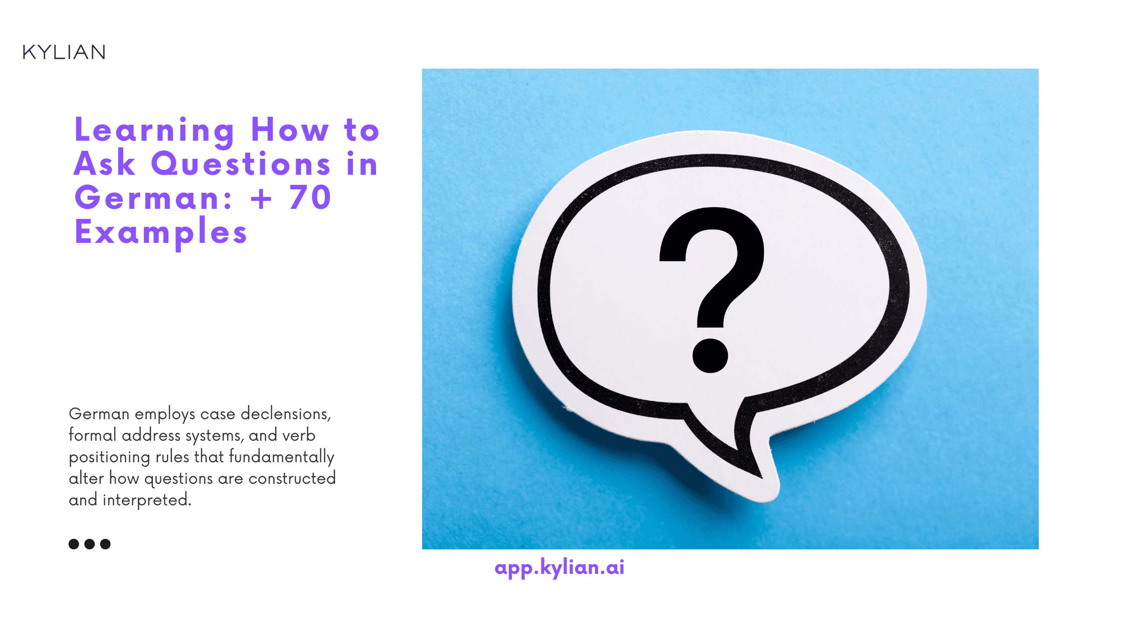 Learning How to Ask Questions in German: + 70 Examples