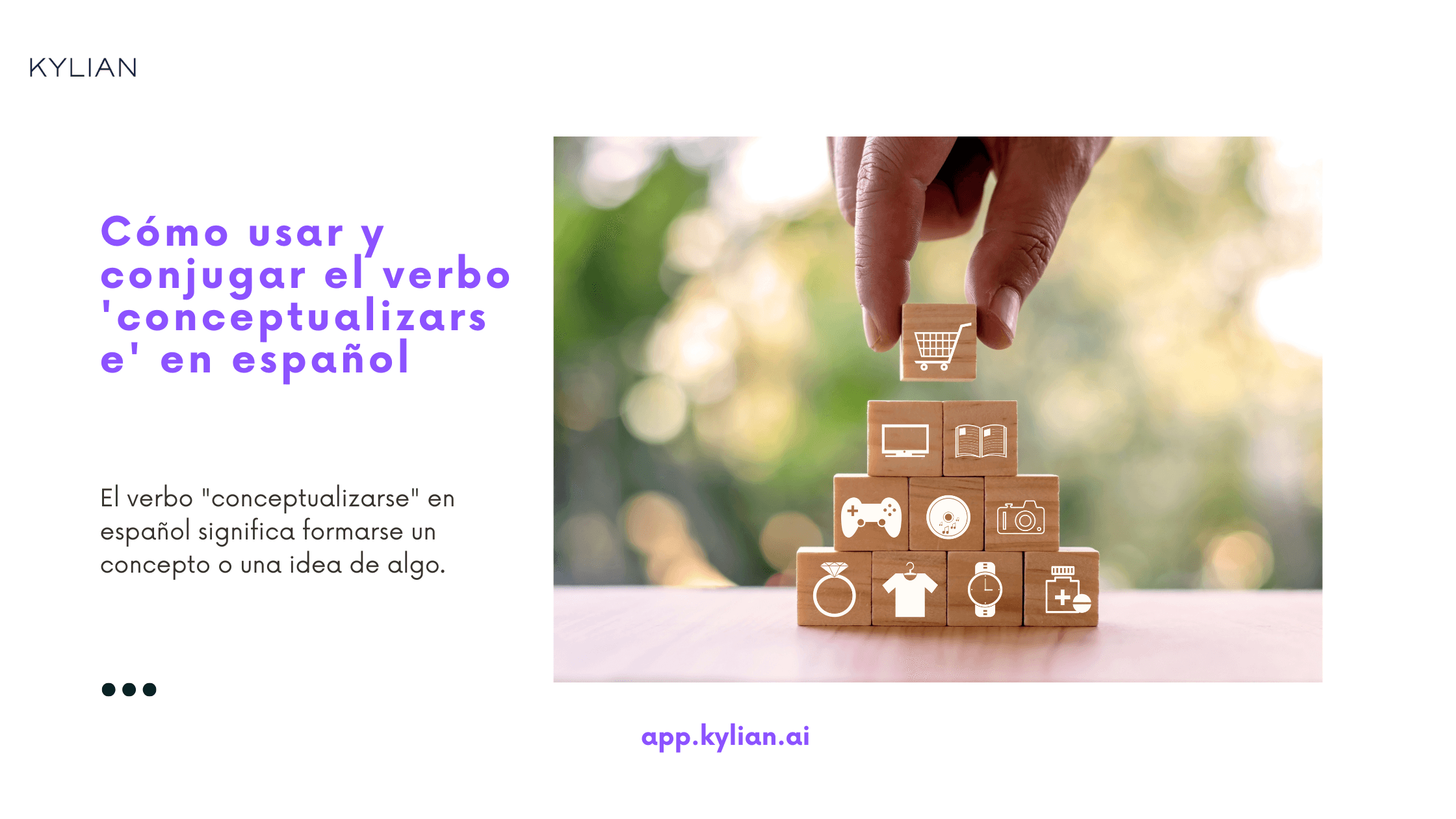 Cómo usar y conjugar el verbo 'conceptualizarse' en español