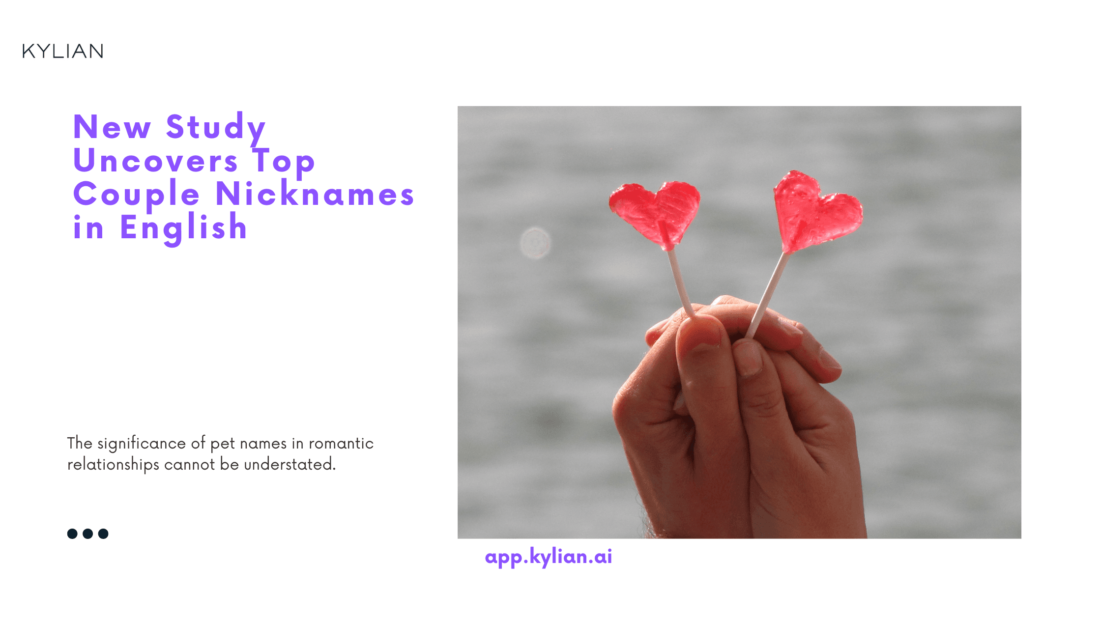 New Study Uncovers Top Couple Nicknames in English