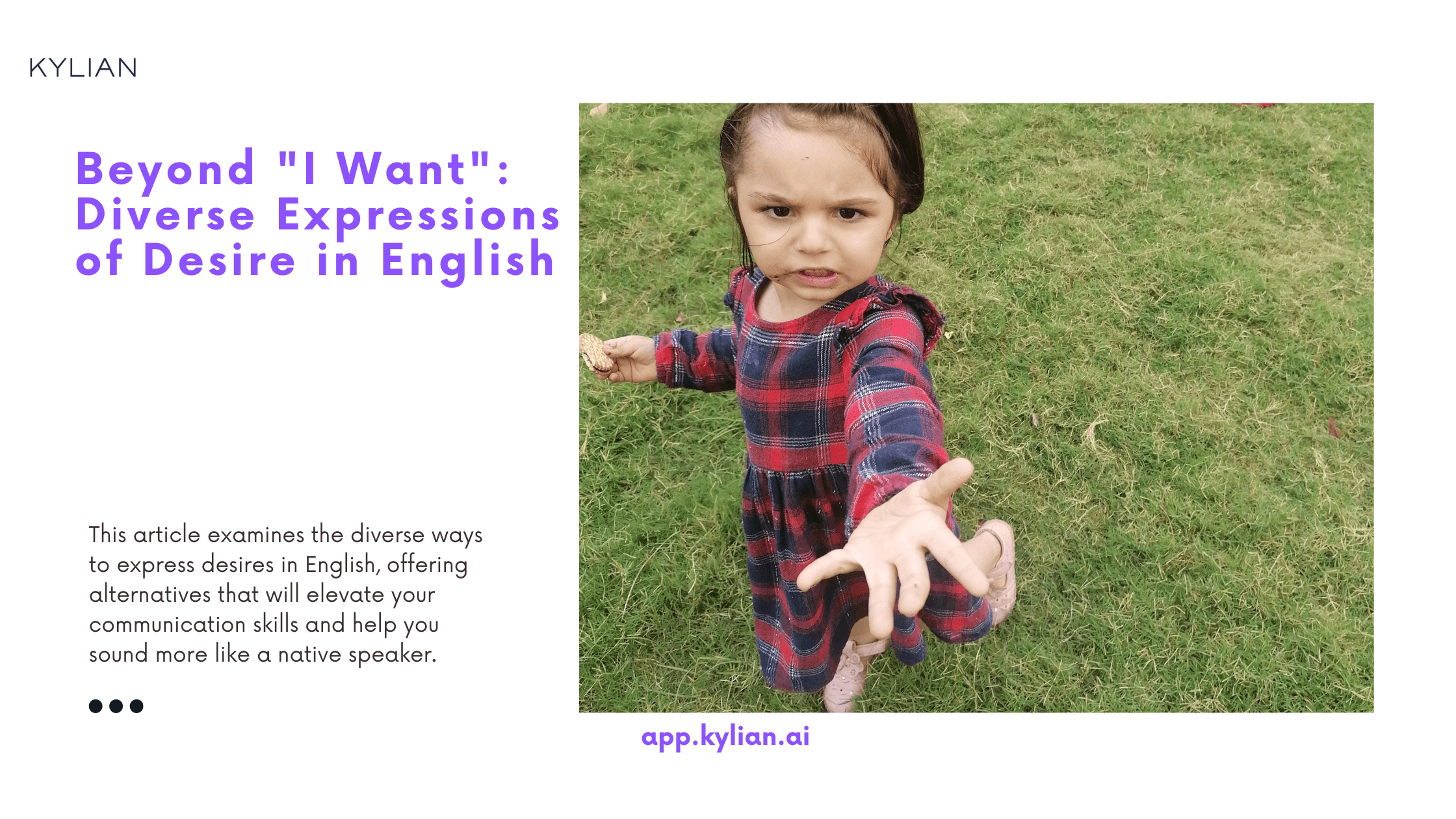 Beyond "I Want": Diverse Expressions of Desire in English
