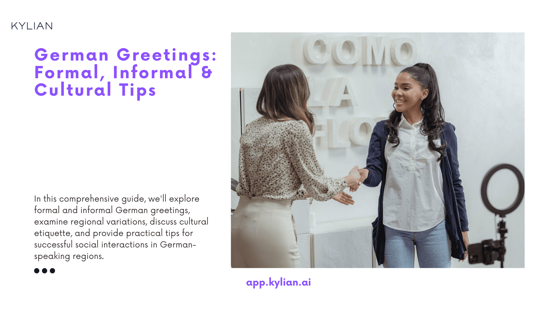 German Greetings: Formal, Informal & Cultural Tips