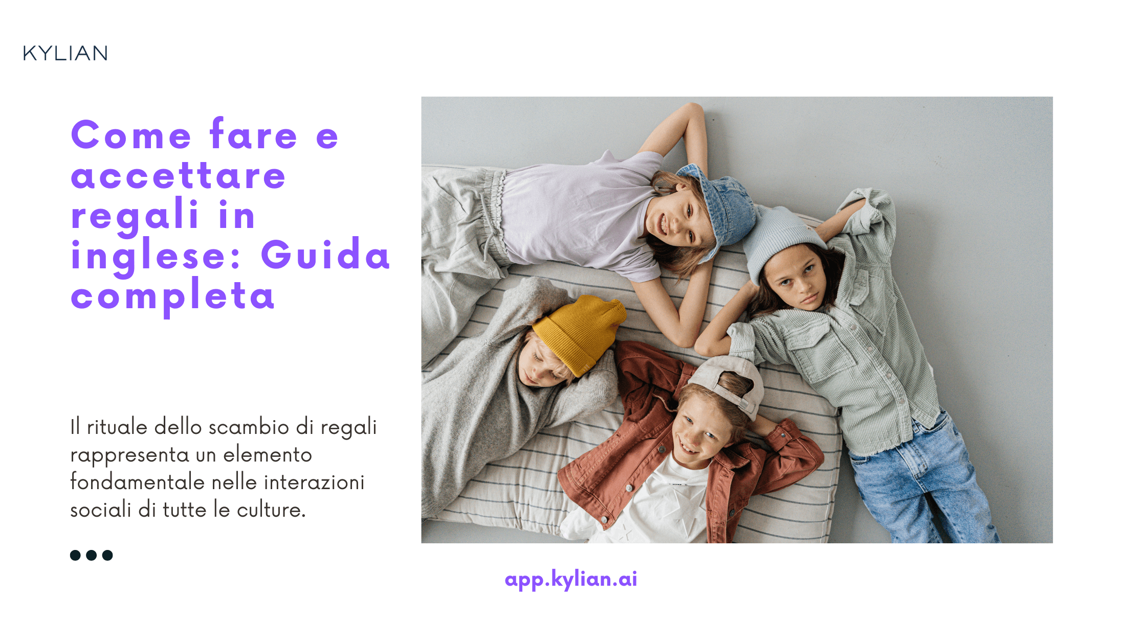 Come fare e accettare regali in inglese: Guida completa