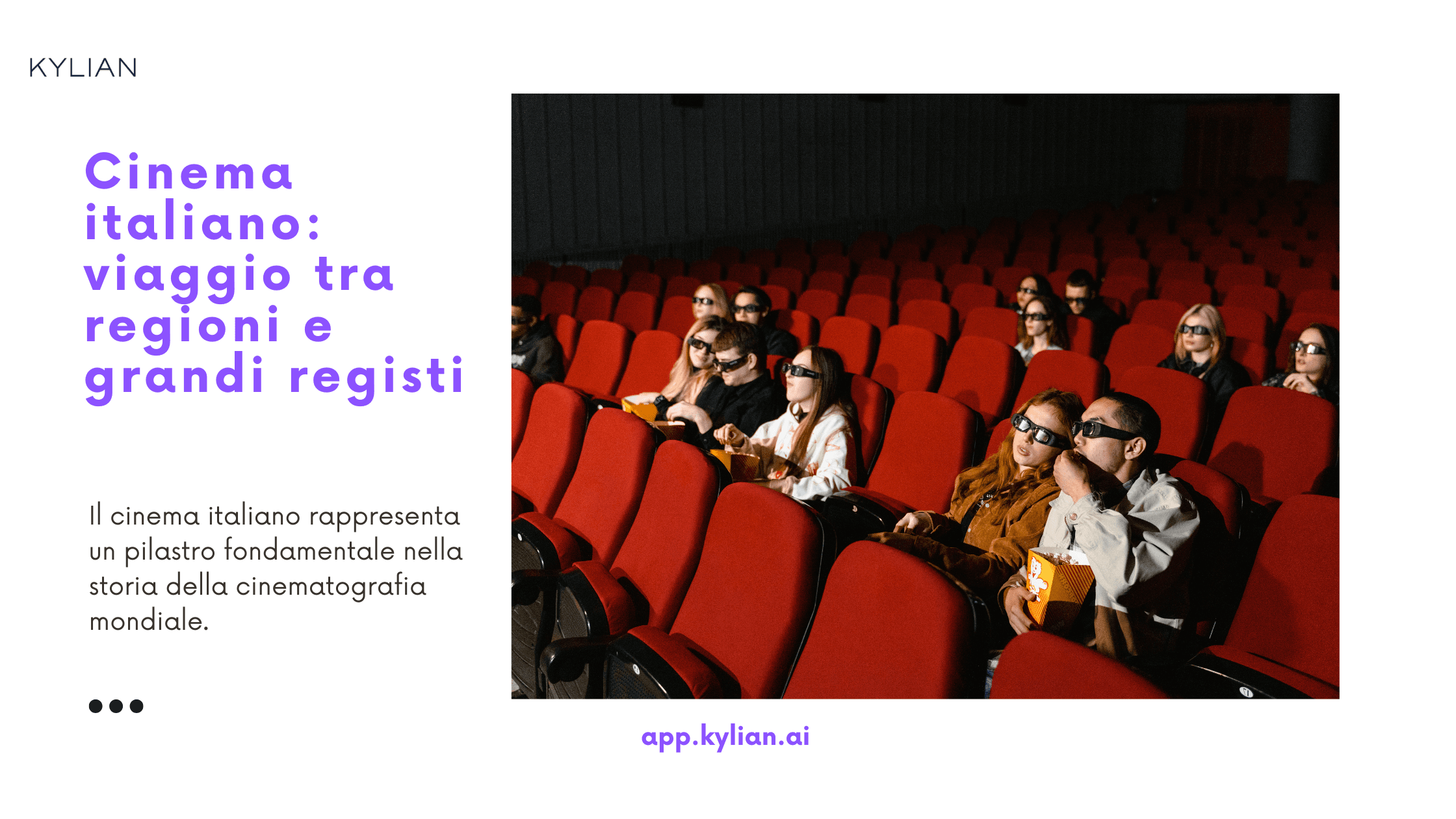 Cinema italiano: viaggio tra regioni e grandi registi