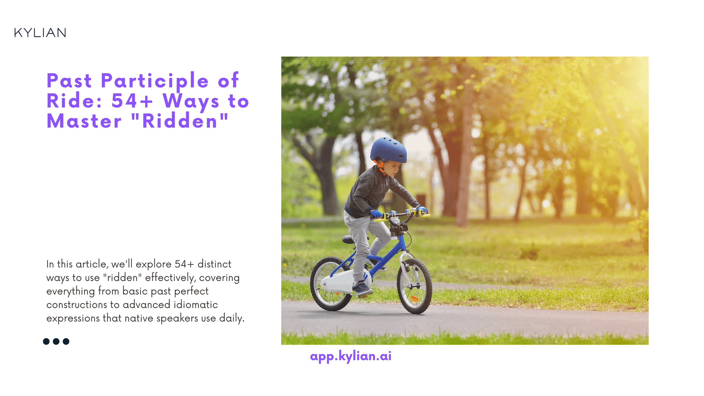 Past Participle of Ride: 54+ Ways to Master "Ridden"