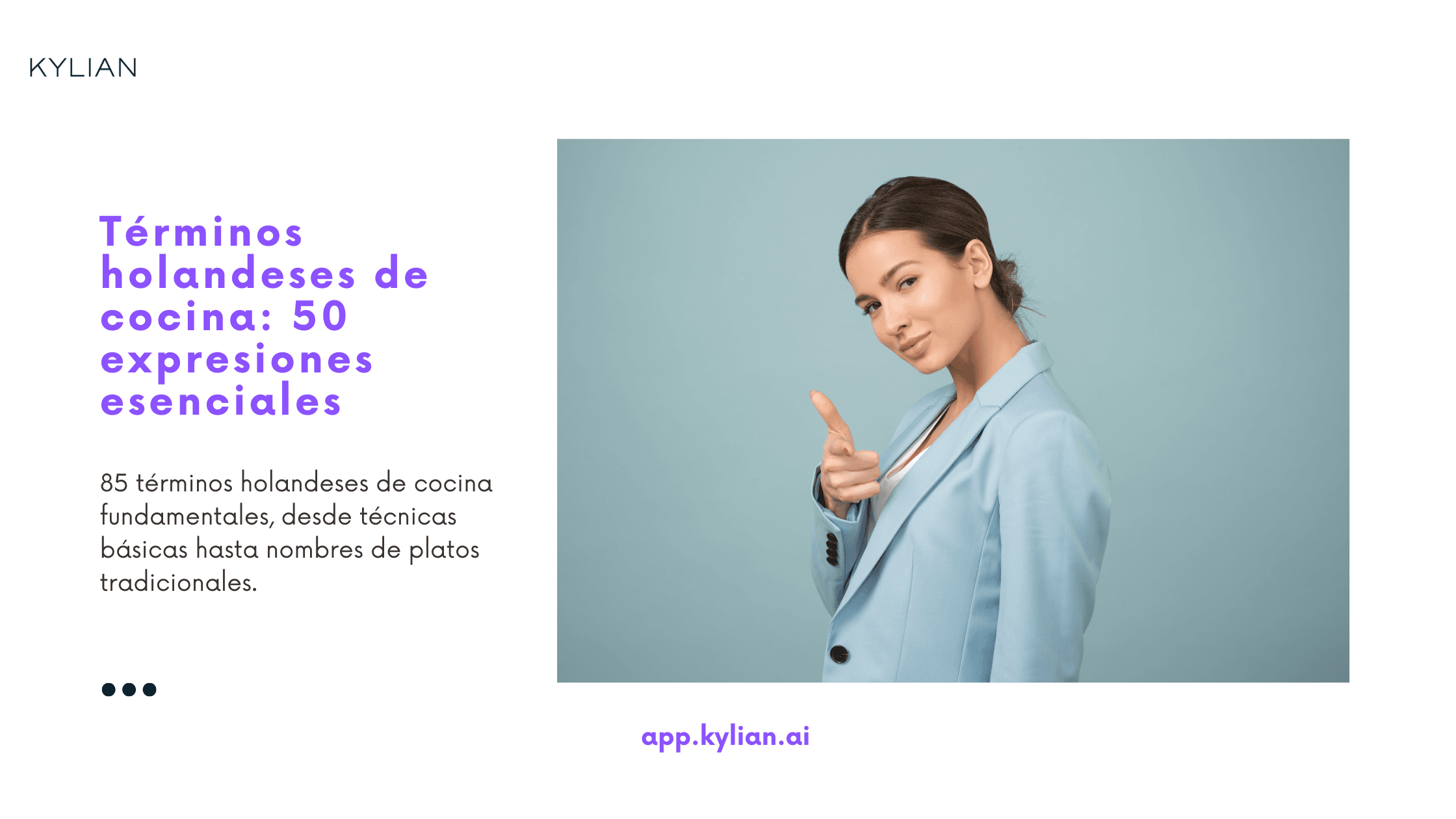 Términos holandeses de cocina: 50 expresiones esenciales