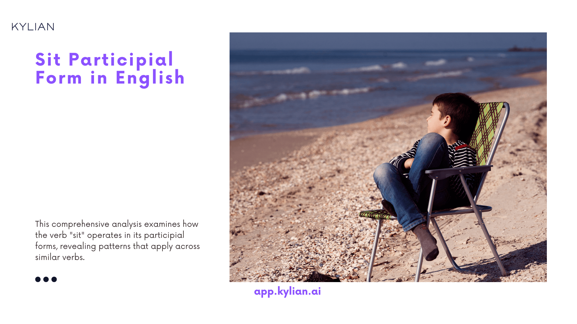 Sit Participial Form in English