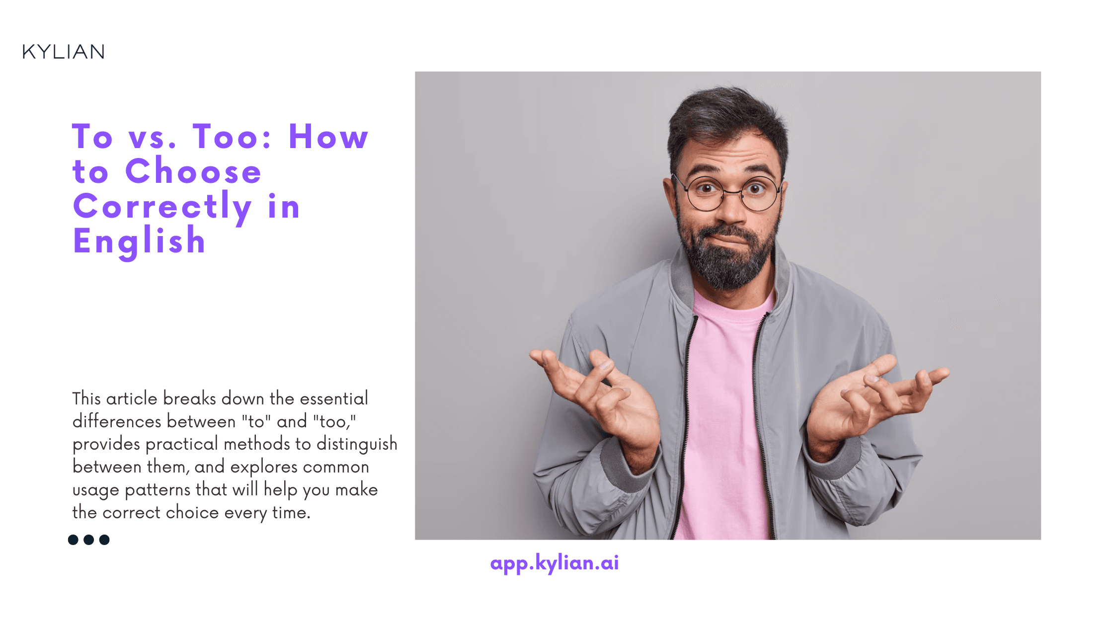 To vs. Too: How to Choose Correctly in English