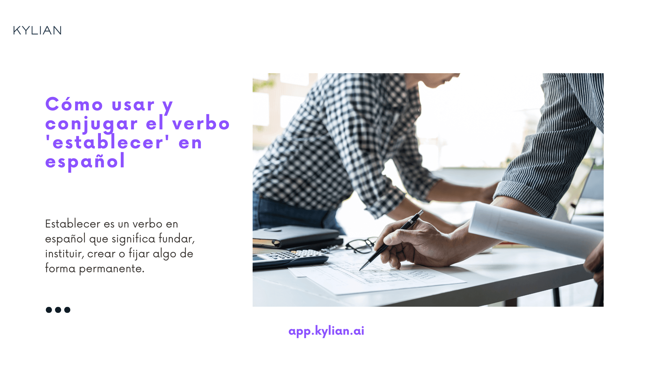 Cómo usar y conjugar el verbo 'establecer' en español