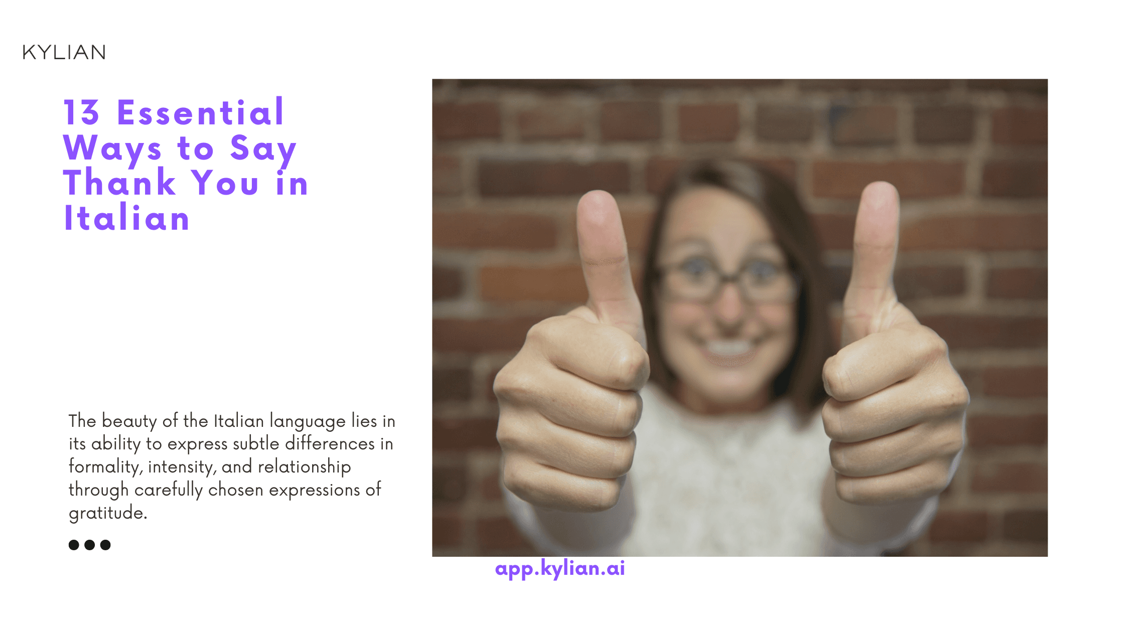 13 Essential Ways to Say Thank You in Italian