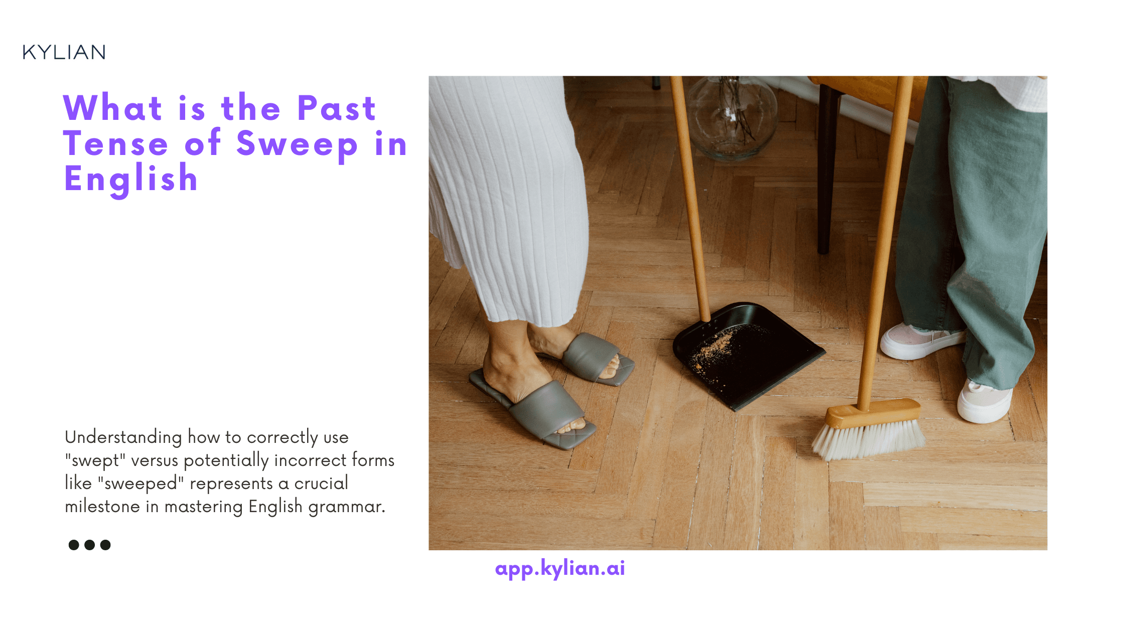 What is the Past Tense of Sweep in English