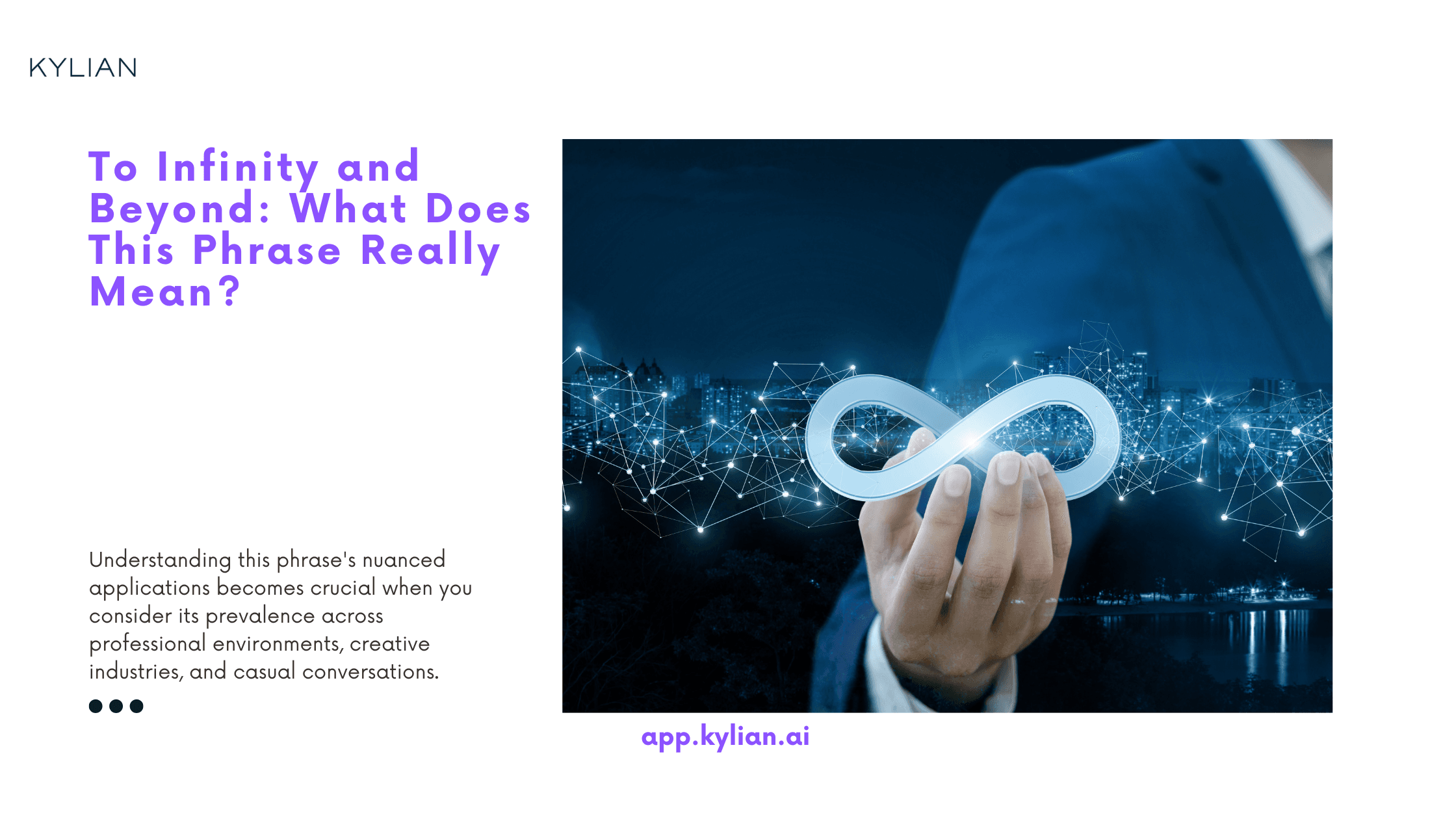 To Infinity and Beyond: What Does This Phrase Really Mean?