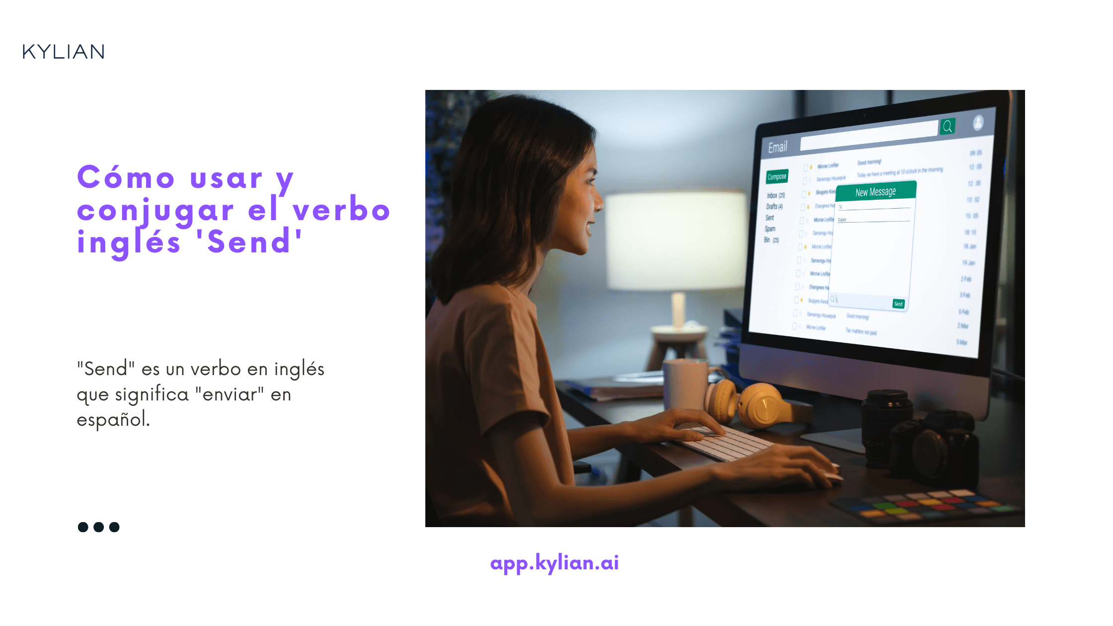 Cómo usar y conjugar el verbo inglés 'Send'
