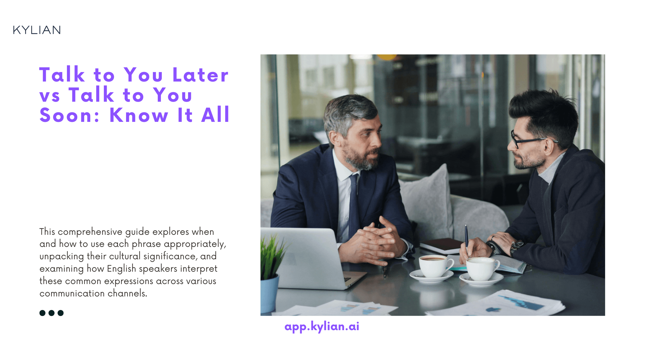 Talk to You Later vs Talk to You Soon: Know It All