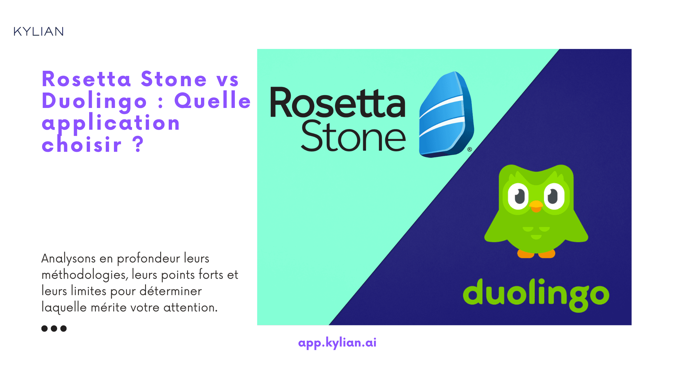 Rosetta Stone vs Duolingo : Quelle application choisir ?