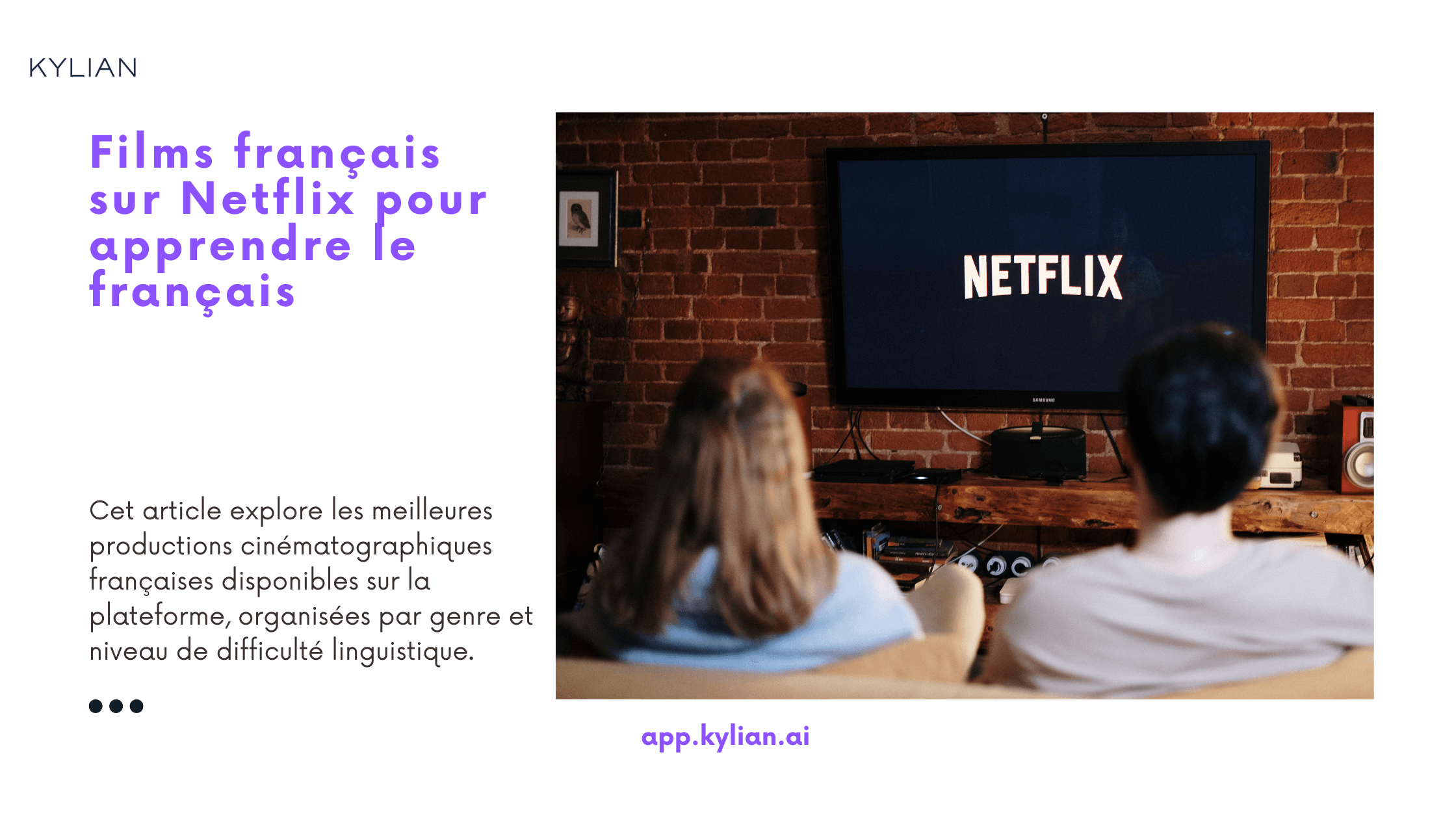 Films français sur Netflix pour apprendre le français