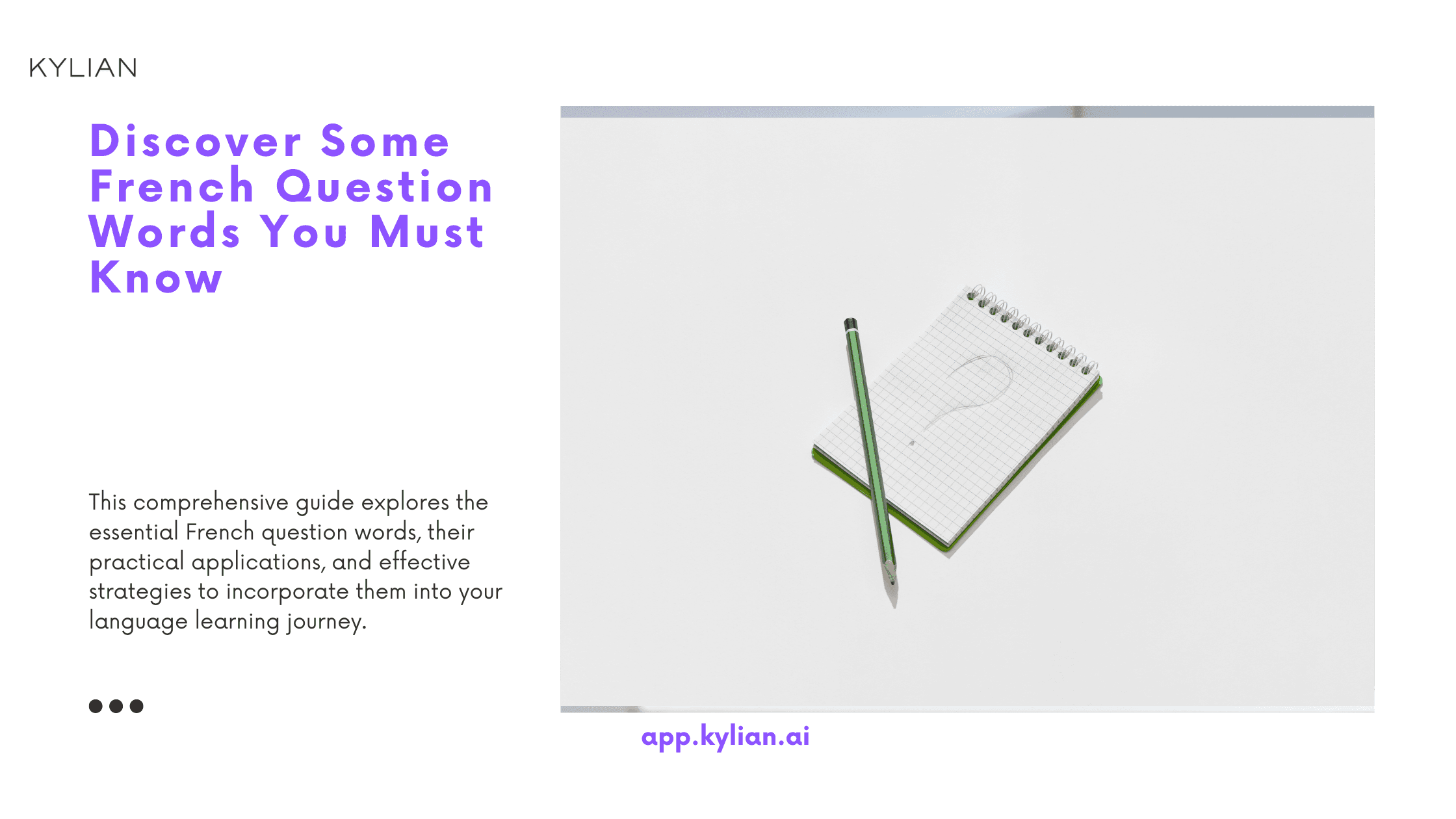 Discover Some French Question Words You Must Know