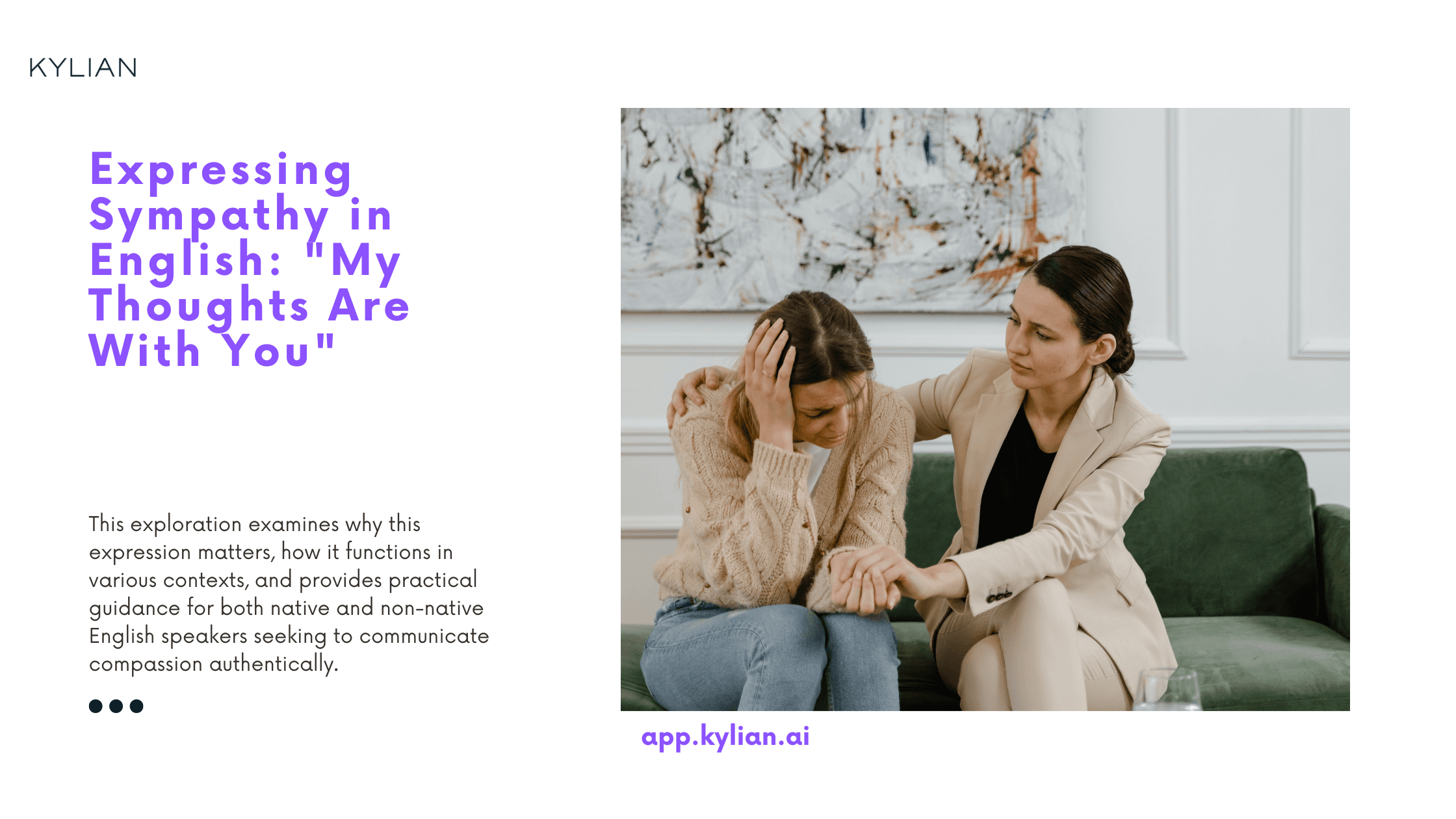 Expressing Sympathy in English: "My Thoughts Are With You"