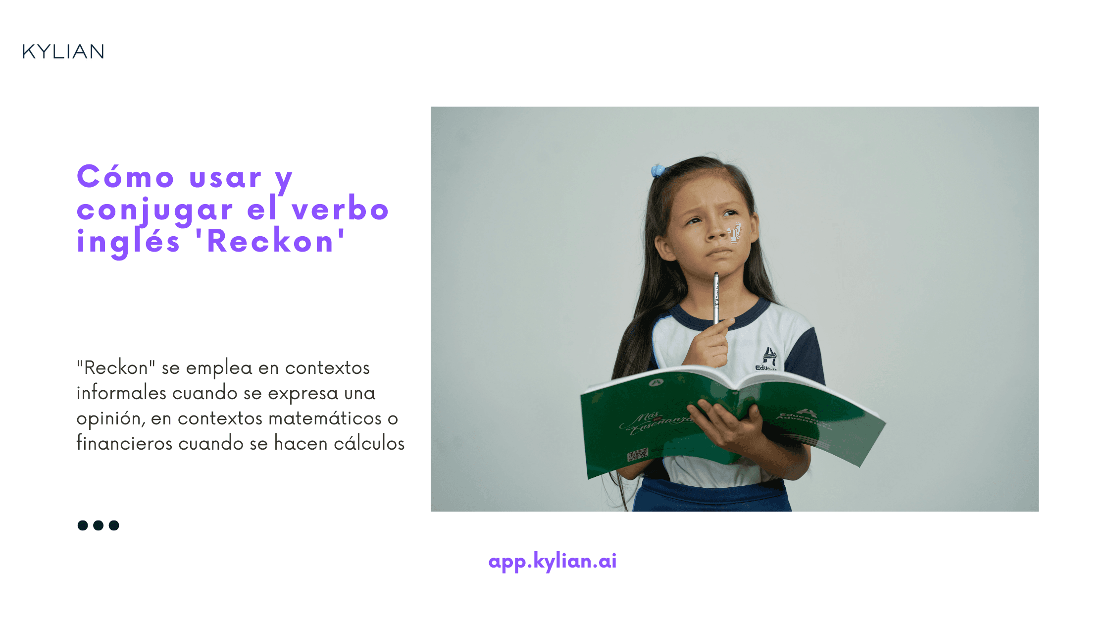 Cómo usar y conjugar el verbo inglés 'Reckon'