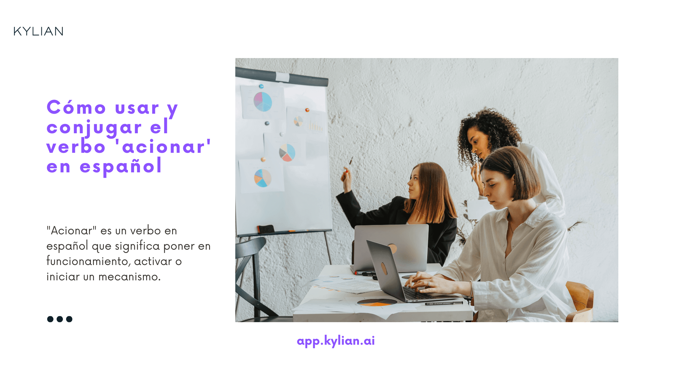 Cómo usar y conjugar el verbo 'acionar' en español
